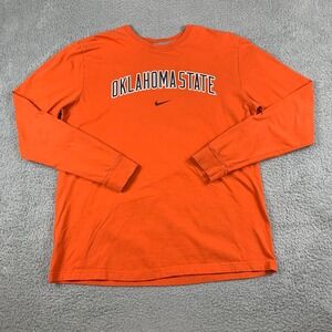 Oklahoma State Cowboys Shirt Mens XL Orange Nike Long Sleeve Tee OSU Pokes